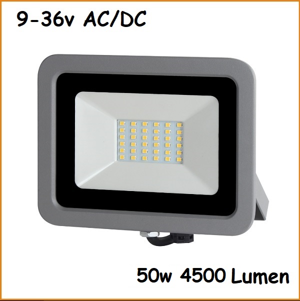 Proiettore Led 50W Luce Natura 9-30V AC/DC 2550 Lumen